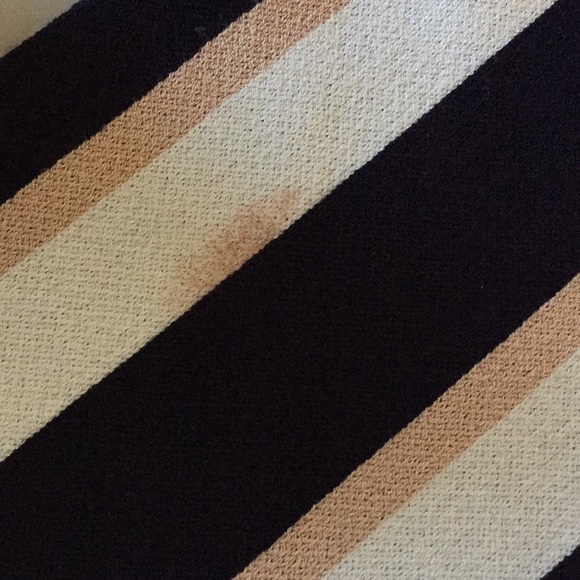 Ann Taylor vertical stripe peplum sweater blouse - Picture 7 of 7